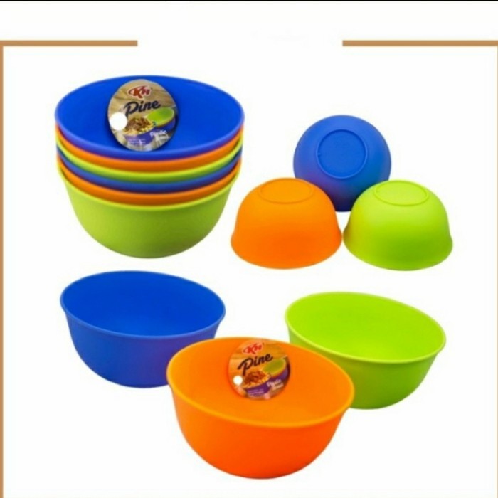 (1 Lusin) Mangkok Kecil Plastik Pine (S) | Mangkok Kuah Plastik