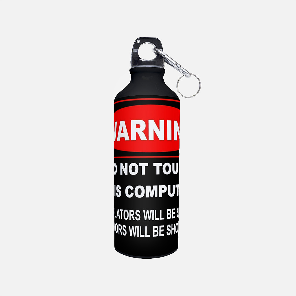 Tumbler Sport tumbler  botol minum sport unik warning