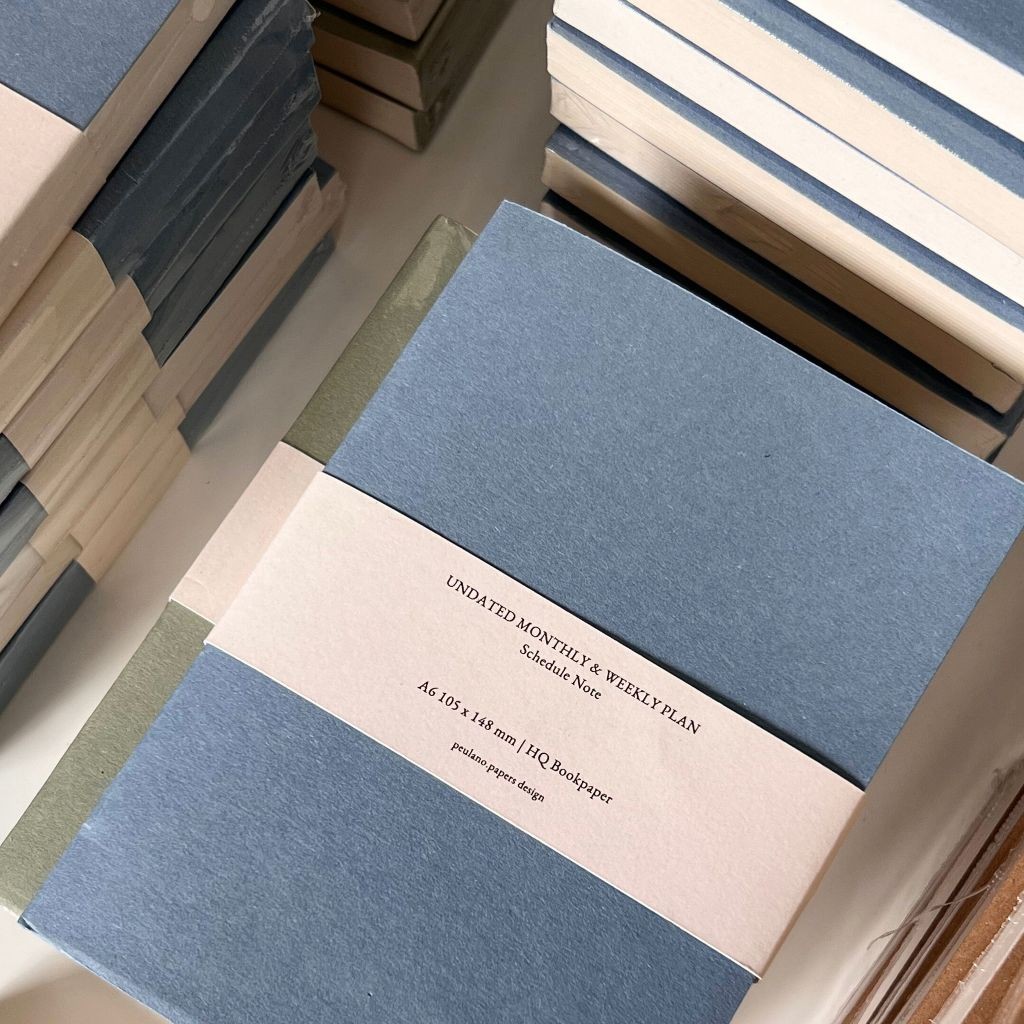 

Undated Planner POCKET BOOK Buku Catatan Ukuran A6 by peulanopapers