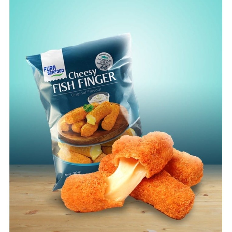 

Fura Cheese Fish Finger 500 gr Nugget Ikan Keju Mozzarella
