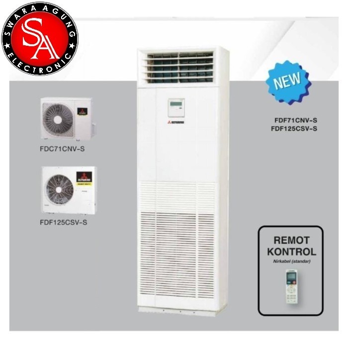 Ac Floor Standing 5 PK Mitsubishi Type : FDF125CSV (Unit Only) Medan
