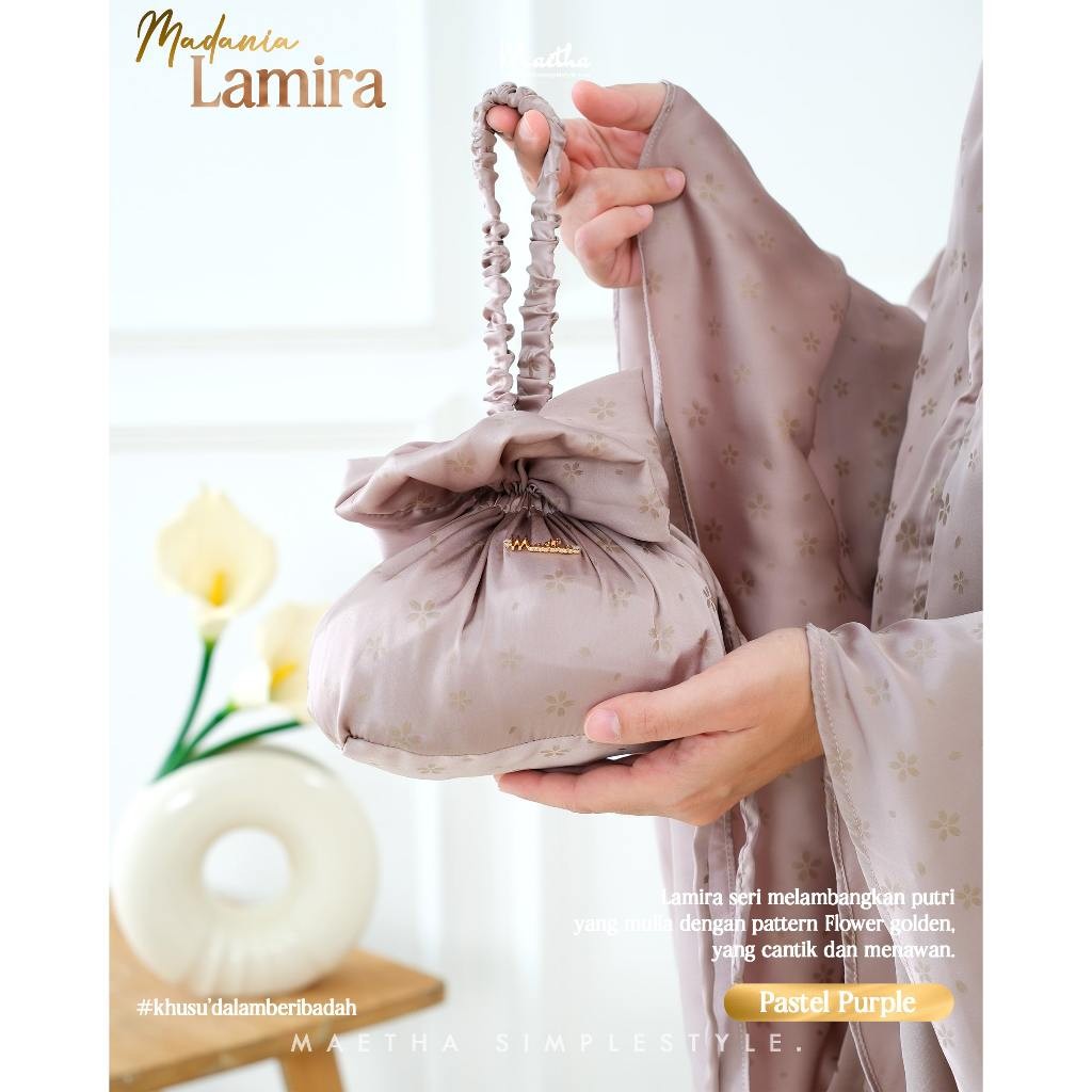 Lamira Series Mukena Dewasa Madania Motif