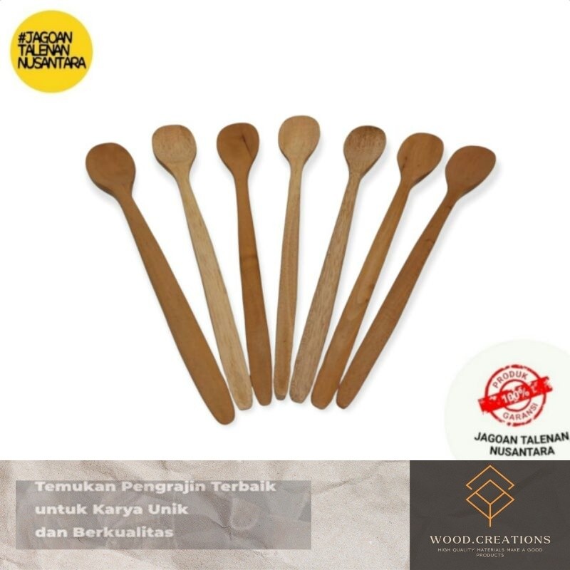 Sendok Korea Sendok Kayu Korea Sendok Mini Kayu Korea