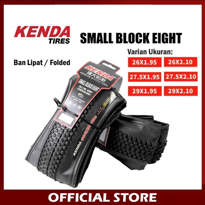 Kenda K1047 Ban Luar Small Block Eight Folded Kevlar 26 27.5 29 inch VST