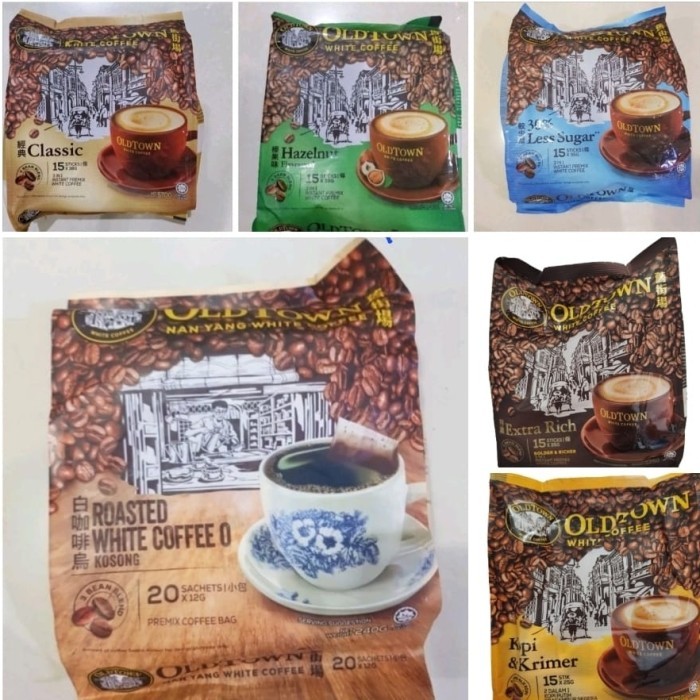 

kopi oldtown old town 3 in 1 white coffee malaysia - extra rich
