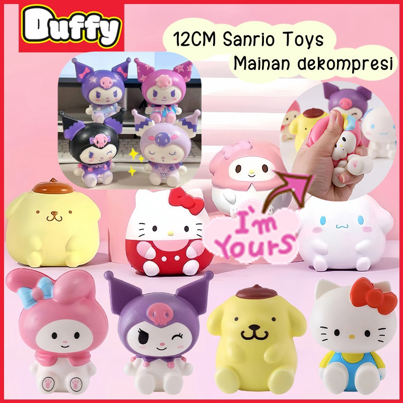 Duffy toys 12CM Squishy Jumbo Lucu / Squishy San Rio Toys / Sekuisi Jumbo Murah  / Squishy Kuromi / 