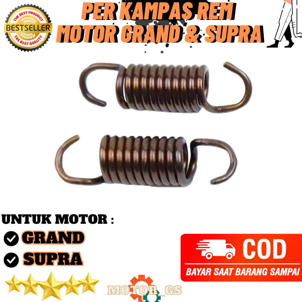 Per Kampas Rem Motor Grand / Supra / Per Kampas Rem Honda Astrea Grand - 45133-028-000