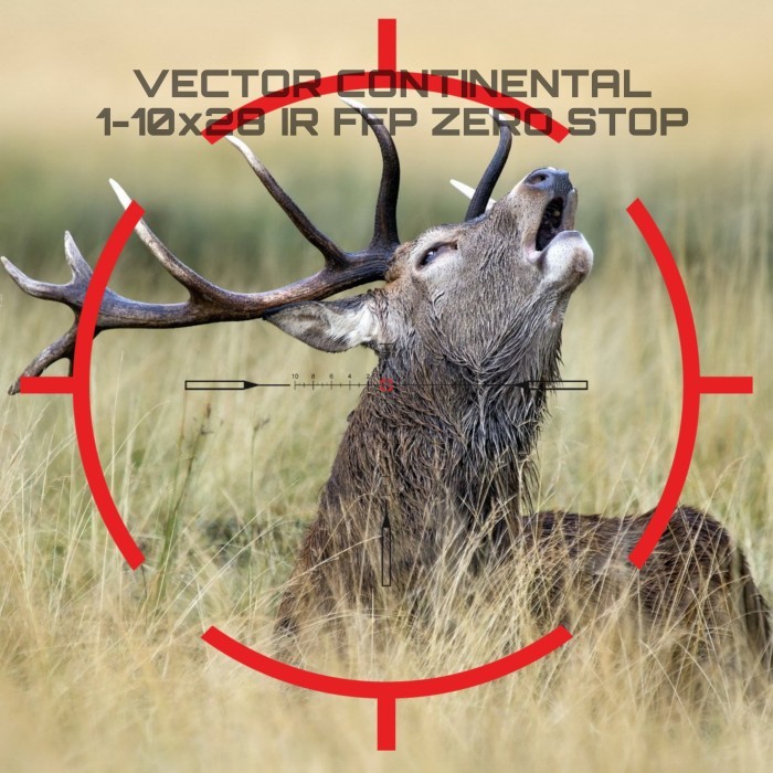 [READY STOK] Vector optics continental 1-10x28 IR FFP ZERO STOP