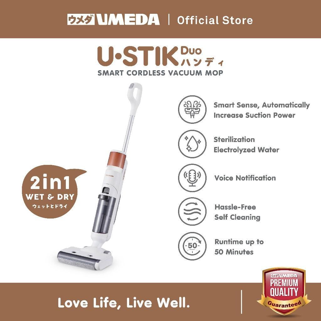 UMEDA UStik Duo Smart Cordless Vacuum Cleaner Mop Wet and Dry Stick