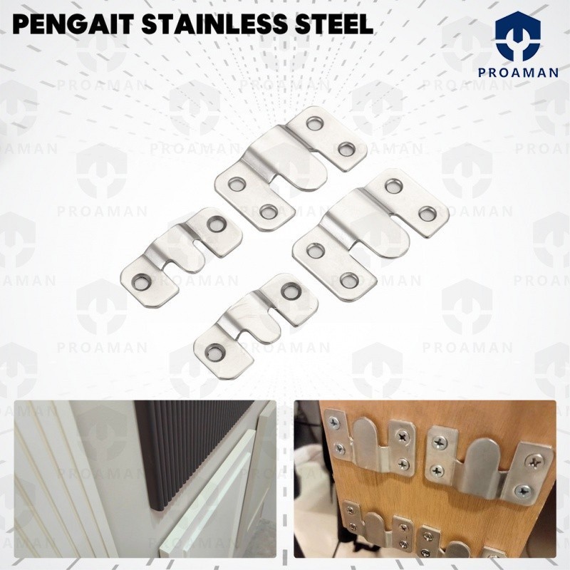 Rak dinding Plat BESAR Braket Ambalan Plat Gantung Meja Pigura Hiasan Dinding Papan Tulis Poster  Hi