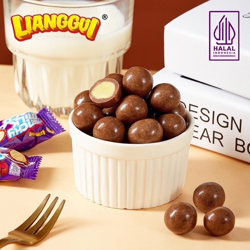 

[Permen kupas halal] Lianggui Halal Crunchy Milk Choco Coklat Yang Crunchy Dengan Rasa Susu Cocok Untuk Cemilan Anak Anak Dan Keluarga Coklat Viral Snack Halal
