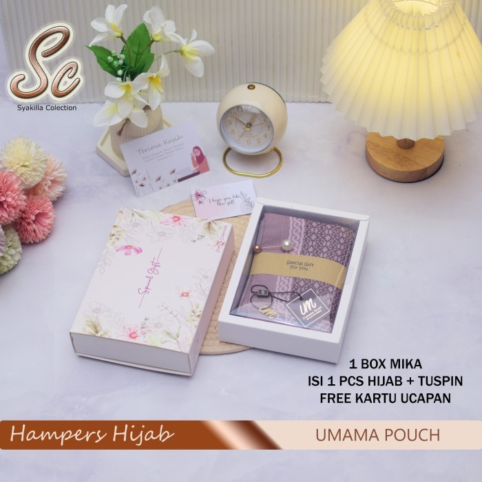 

Hampers hijab umama logo pouch isi 1 pcs |kado guru ,wisuda,wedding,happy birthday - NUANSA UNGU, HAPPY BIRTHDAY