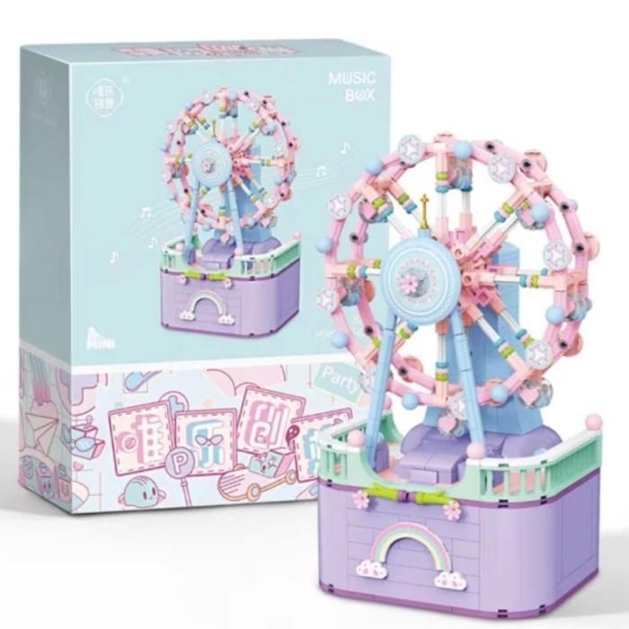 

Hadiah Kado Ulang Tahun / Lego Music Box Gift 14 / Kado Ulang Tahun - Ferris Wheel