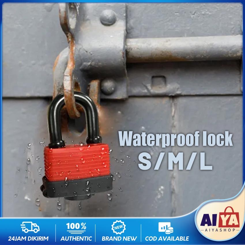Gembok Kunci Pagar Anti Karat Dan Anti Air Anti Maling 50/45/35Mm / Padlock Gembok Panjang Waterproo