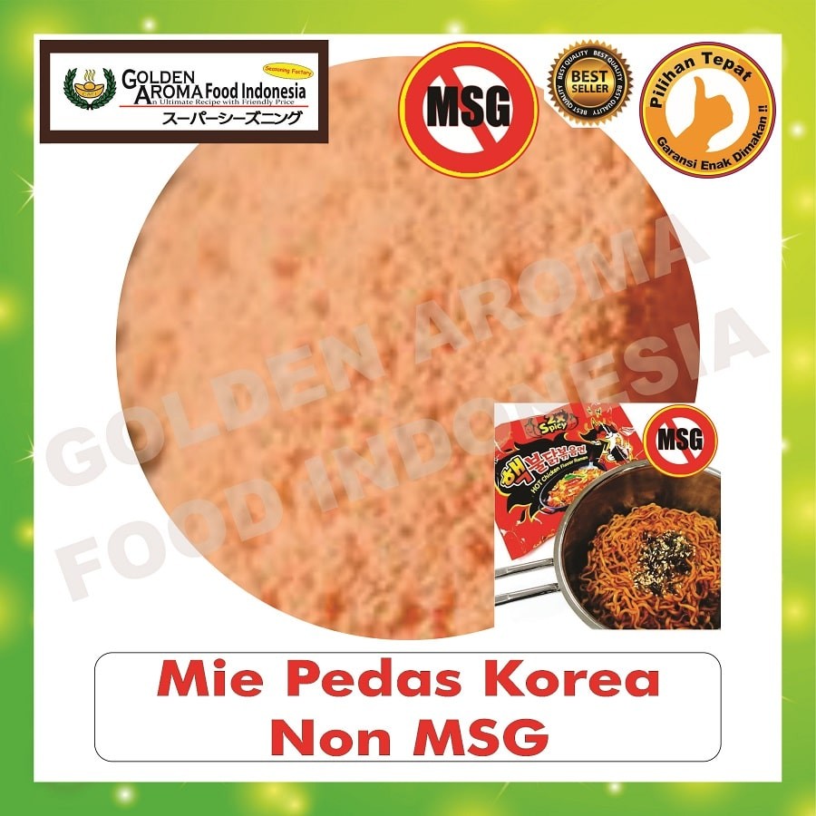 

Bubuk Tabur mie pedas korea Non MSG 100Gr Bumbu Serbaguna Halal Korean spicy Noodle Seasoning Powder