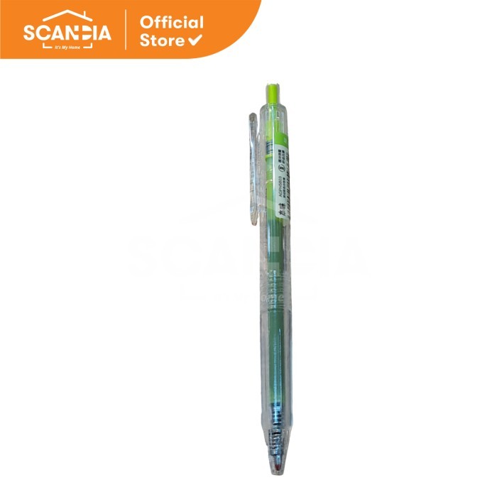 

SCANDIA Pulpen Retractable Gel Pen Grass Green 0.5mm (AGPH5603)