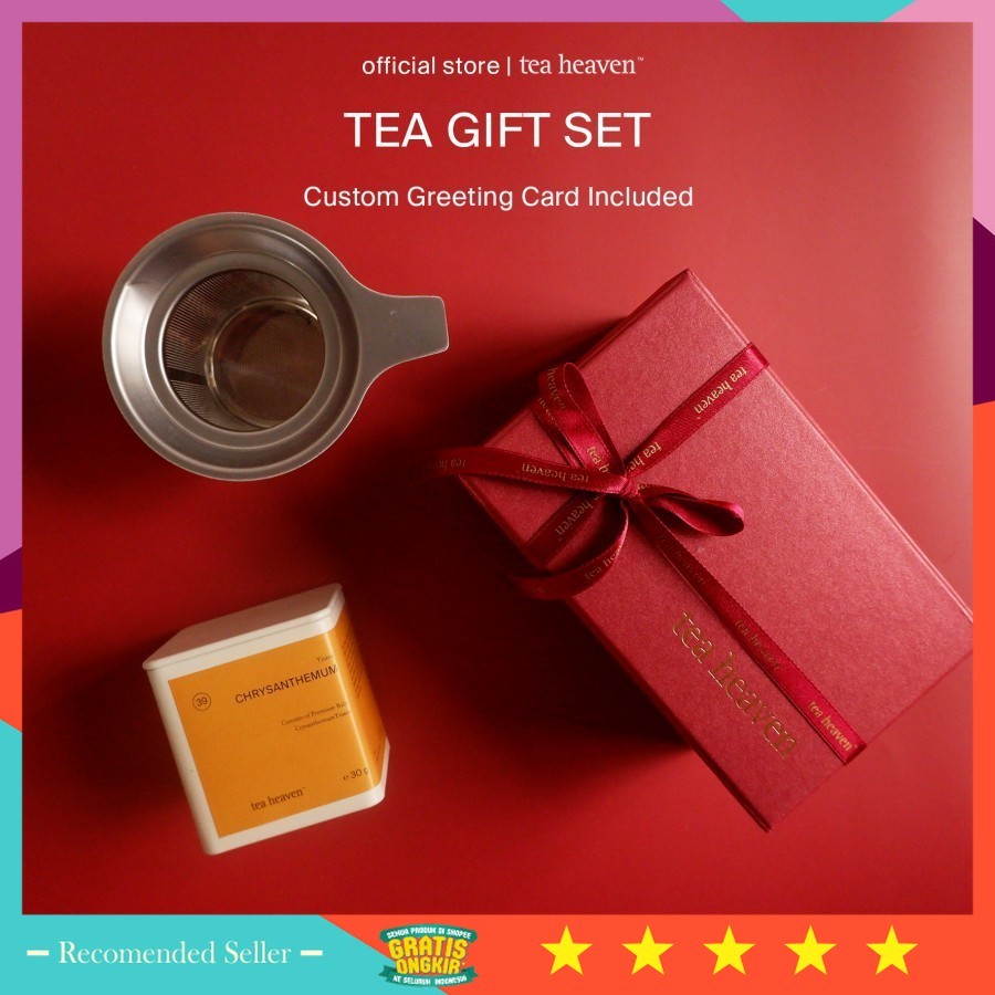

Kado Pacar Istri Suami Murah Viral Unik Kekinian Bagus lebaran Natal / Lebaran Hampers Tea Gift Set / Paket Teh Idul Fitri Tea Heaven