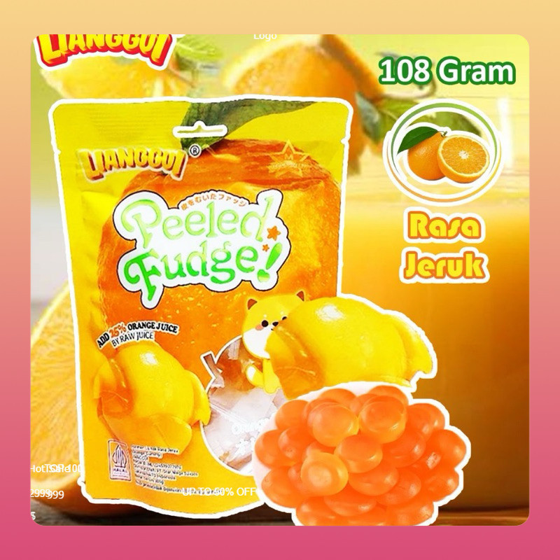 

[Menjual harga rendah]HALAL LIANGGUI PERMEN LUNAK VIRAL ANEKA RASA BUAH Peeled Fudge 4 rasa (mangga, jeruk, strawberry, lychee) Jellybean fruity Permen jagung Manis Permen jelly Camilan kantor Camilan santai Pesta makanan Makanan halal Yang manis