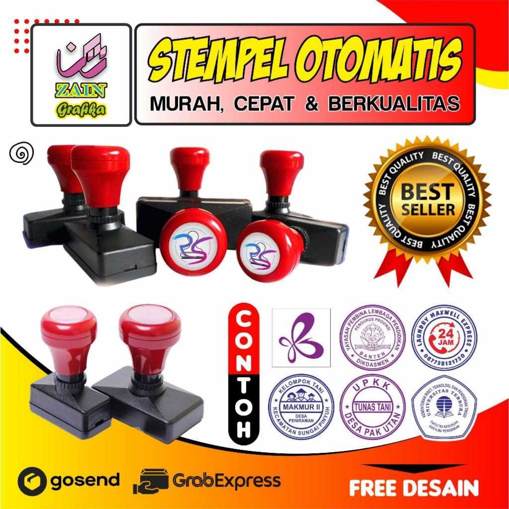 

stempel otomatis bulat, stempel custom bulat, stempel toko bulat, stempel perusahaan bulat, stempel instansi bulat zain grafika