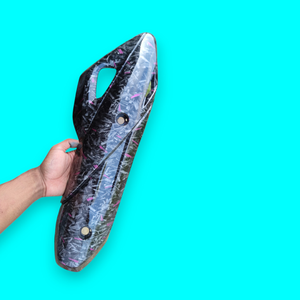 Forged pink tutup tameng knalpot pcx150 AES VARIASI 27