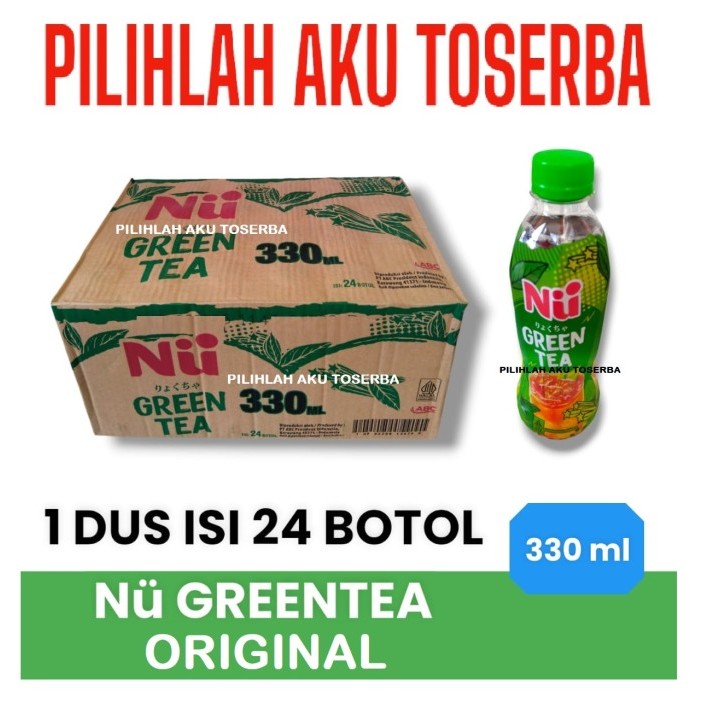 

NU Green Tea ORIGINAL 330 ml - ( HARGA 1 DUS ISI 24 btl )