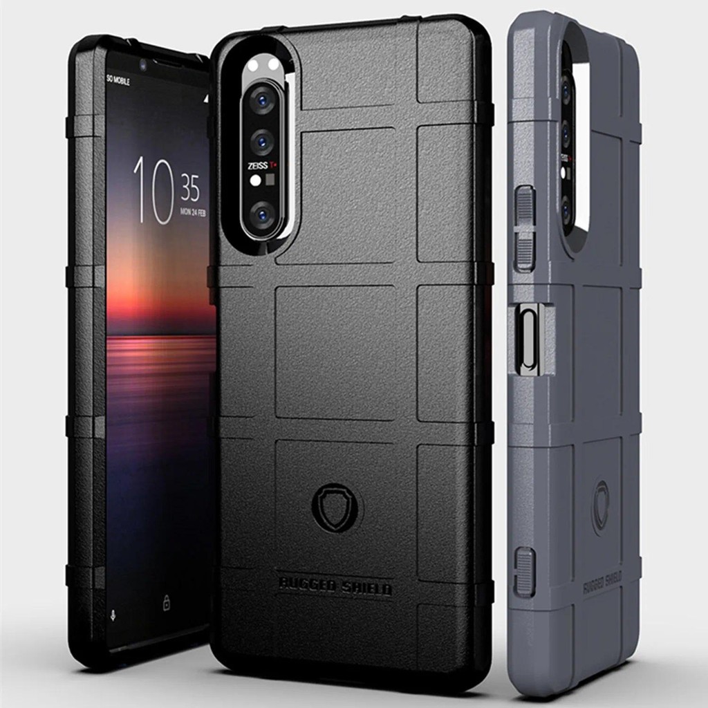 For Sony Xperia 1 ii 1II sony1 ii Soft Shield Case Anti Knock Matte Back Cover for xperia1 ii Armor 