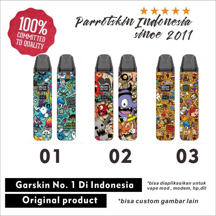 Sticker Garskin Skin OXVA XLIM XLIM 2 Doodle ediiton - OxvaV1/v2, 1 by Urbanite store