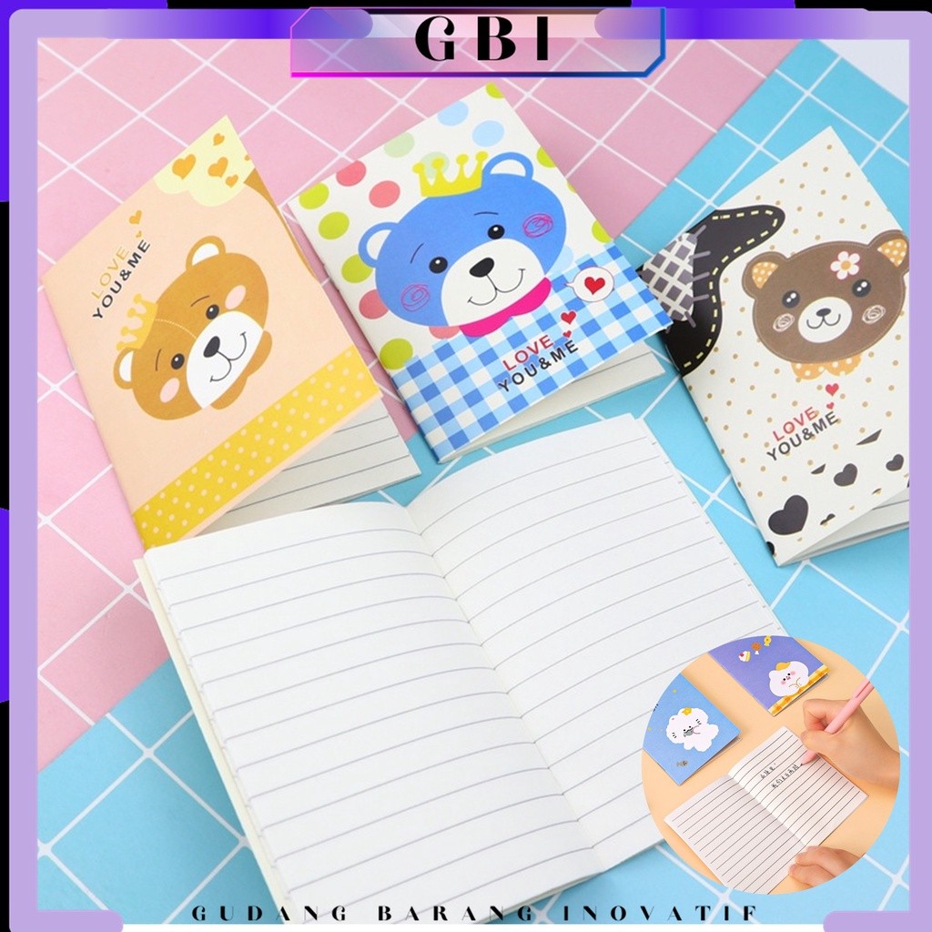 

GBI Buku Tulis Mini Motif Kartun Note Book Mini Cartoon Mini Book Notepad Karakter Buku Tulis Memo Kecil Murah