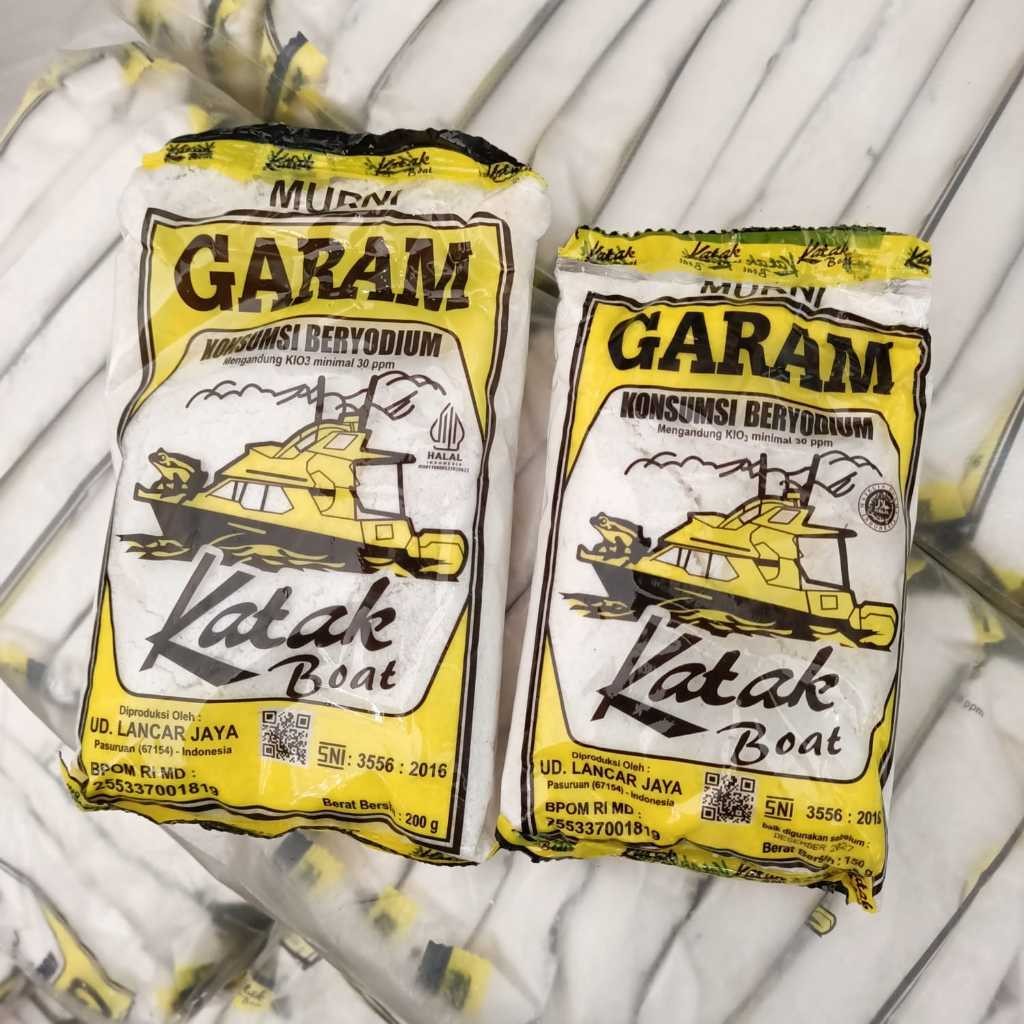 

200gr GARAM Cap KATAK Boat 150gr Beryodium asin