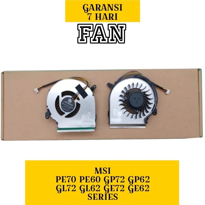 Fan Kipas Laptop MSI PE70 PE60 GP72 GP62 GL72 GL62 GE72 GE62 Series