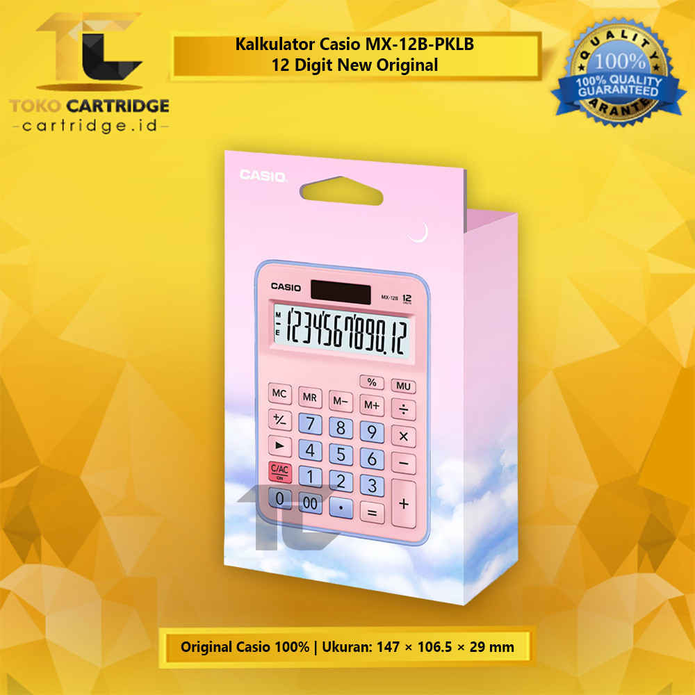 

Calculator Casio MX-12B 12 Digits Desktop Offiice Kalkulator Meja Kantor Garansi Resmi New Original
