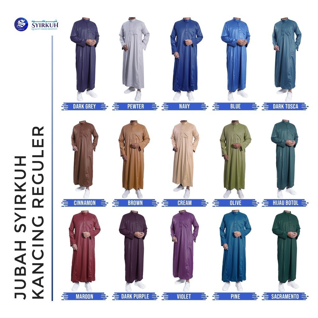SYIRKUH JUBAH VIET REGULER NON MANSET ANAK