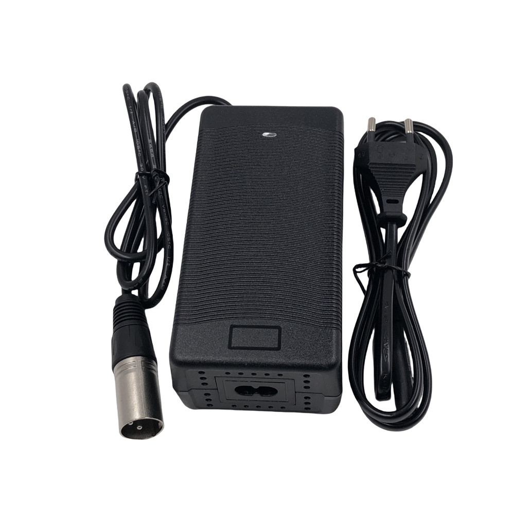 54.6V 2A charger electric bike lithium battery charger for 48V lithium battery pack XLRM 3pins conne
