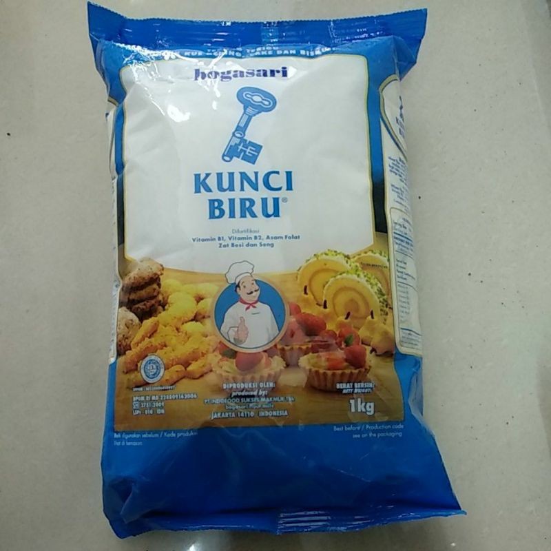 

Tepung Terigu Kunci Biru 1 Kg