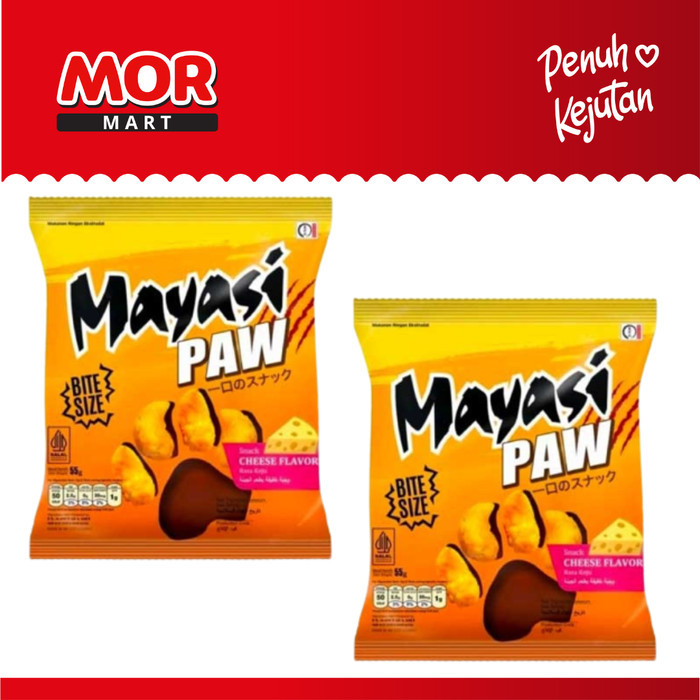 

Beli 2 Lebih Murah - MAYASI Paw Puff Wafer Rasa Keju 55gr