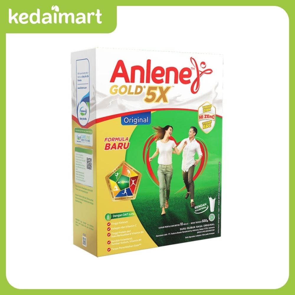 

Anlene Gold 5X Susu Bubuk Dewasa Original 600 Gram