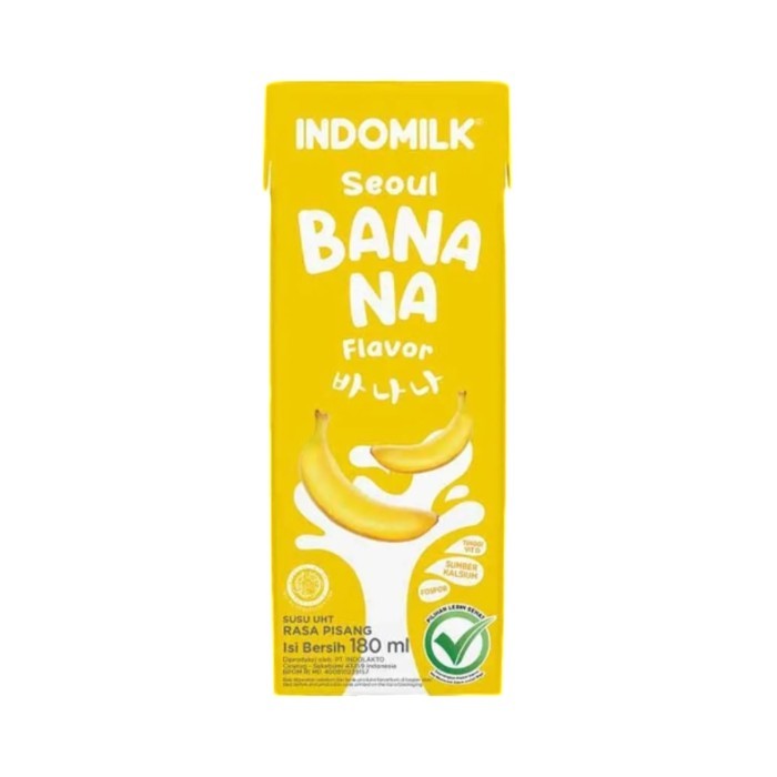 

Indomilk Susu Cair Uht Banana 180mL