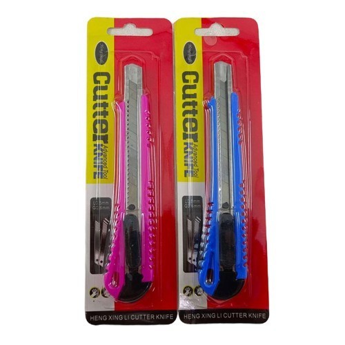 

Cutter Kecil Gagang Plastik Kater Pisau Knife Hengxingli