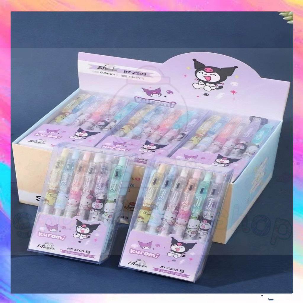 

(12pcs) Pena Cetek Motif Sanrio Kuromi Melody Cinnamonroll