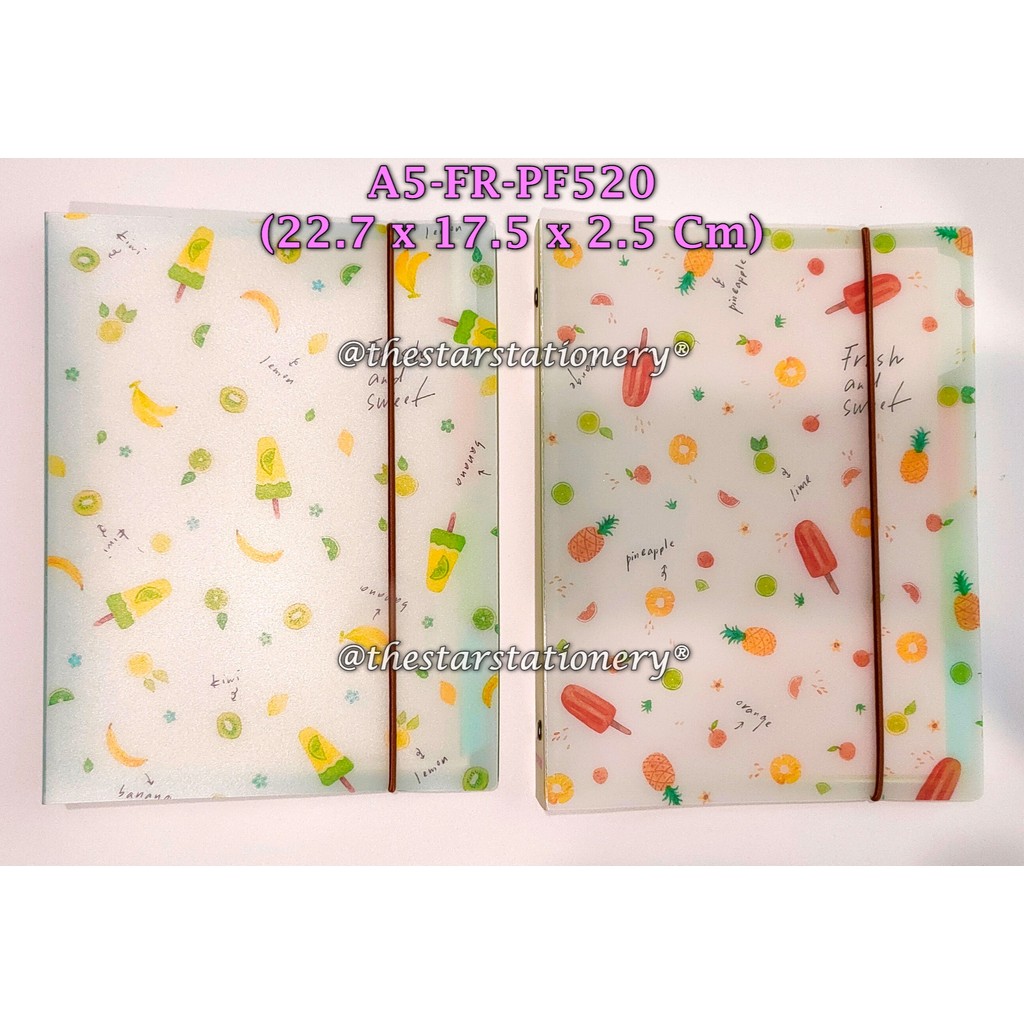 

(1 Biji) Map Binder Joyko A5-FR-PF520 Fruits 22.7 x 17.5 x 2.5 / Binder Note Joyko A5-FR-PF520