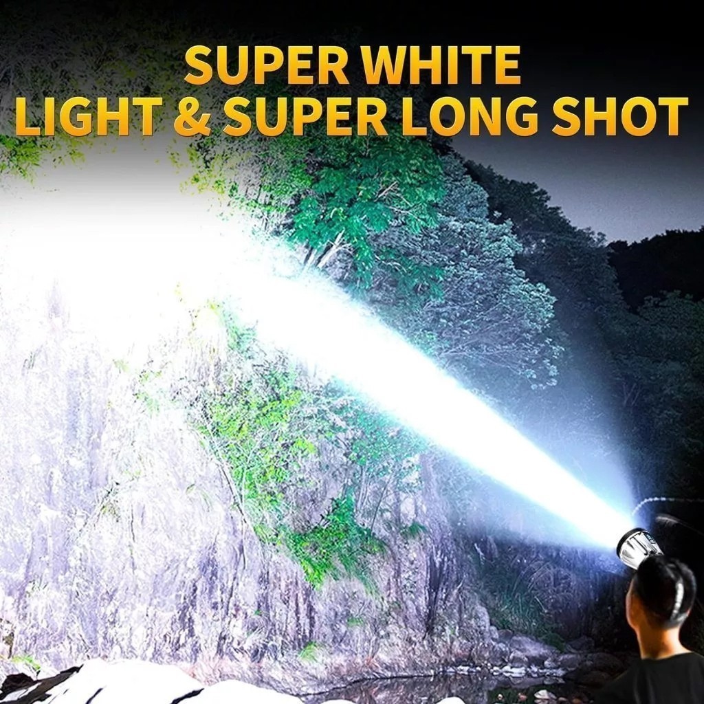 CodSenter Kepala Super Terang Senter Kepala Led Led Senter Super Terang Terang Anti Air Type-C