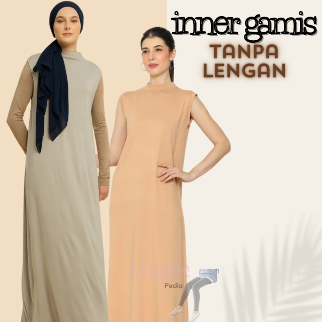 Gamis Perempuan terbaru | Dress inner lengan pendek