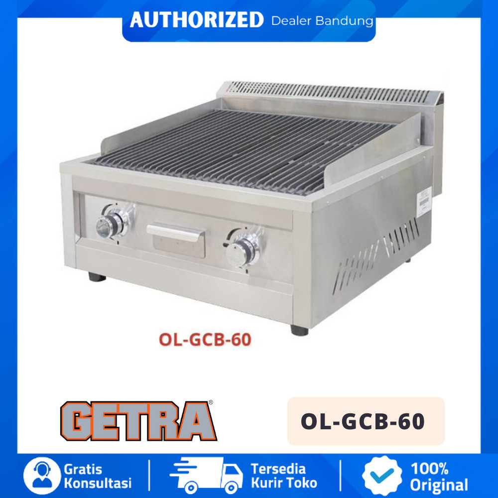 GETRA OL GCB 60 OL-GCB-60 GAS CHAR BROILER STAINLESS STEEL