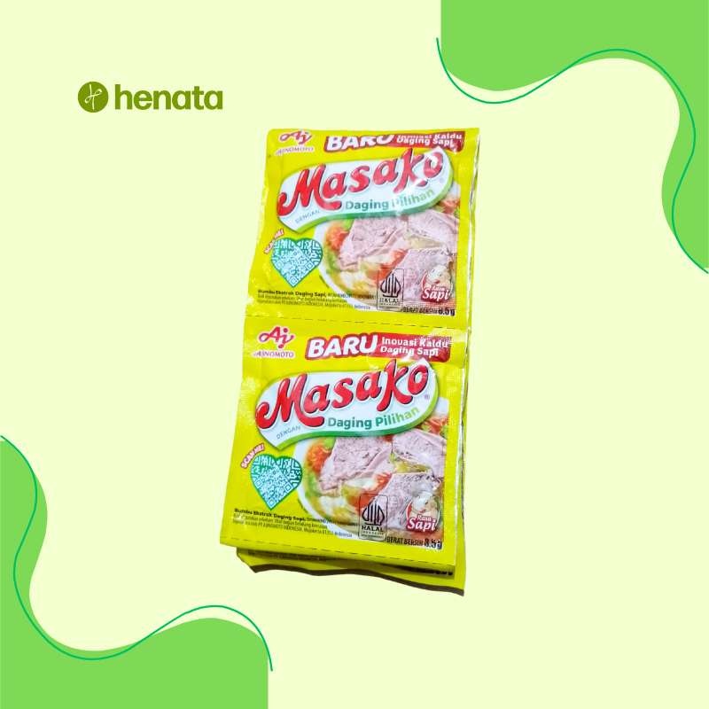 

Masako Sapi 8,5gr (6 renceng / 72 sachet) per pack