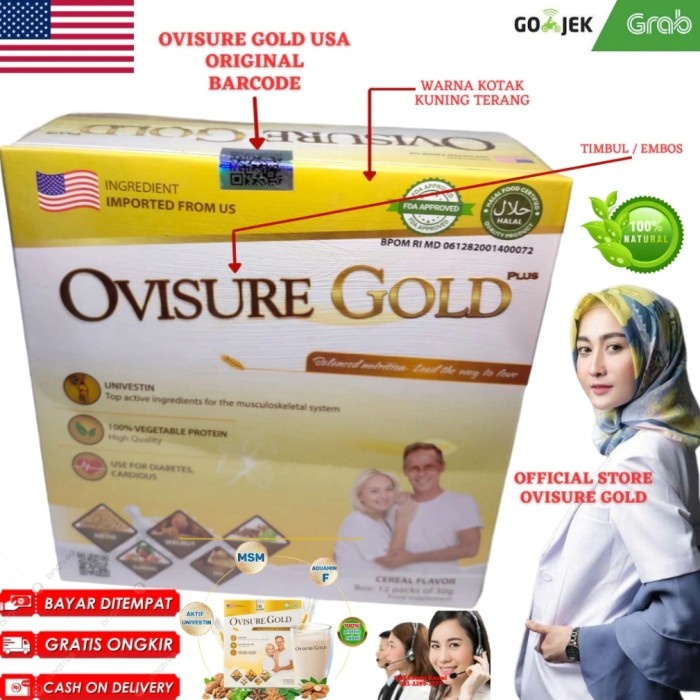 

READY OVISURE GOLD SUSU KESEHATAN TULANG PERSENDIAN & SYARAF KEJEPIT - ISI 6 SACHET