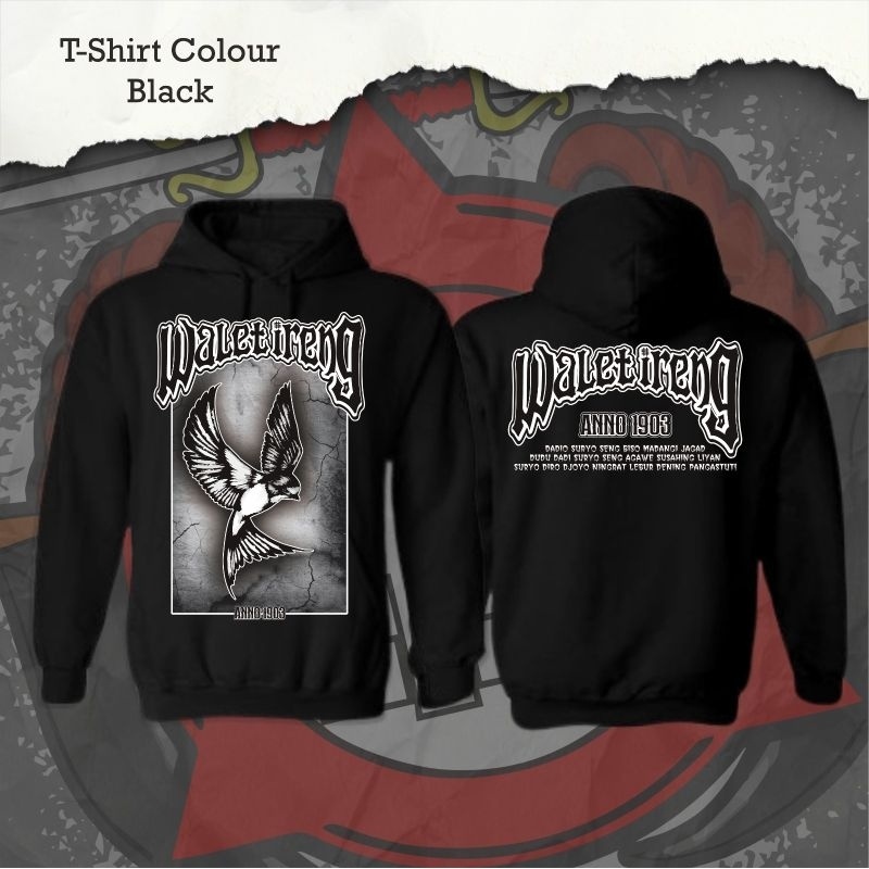 Hoodie Distro PSHW Walet Ireng Anno 1903 Esteka Cloth