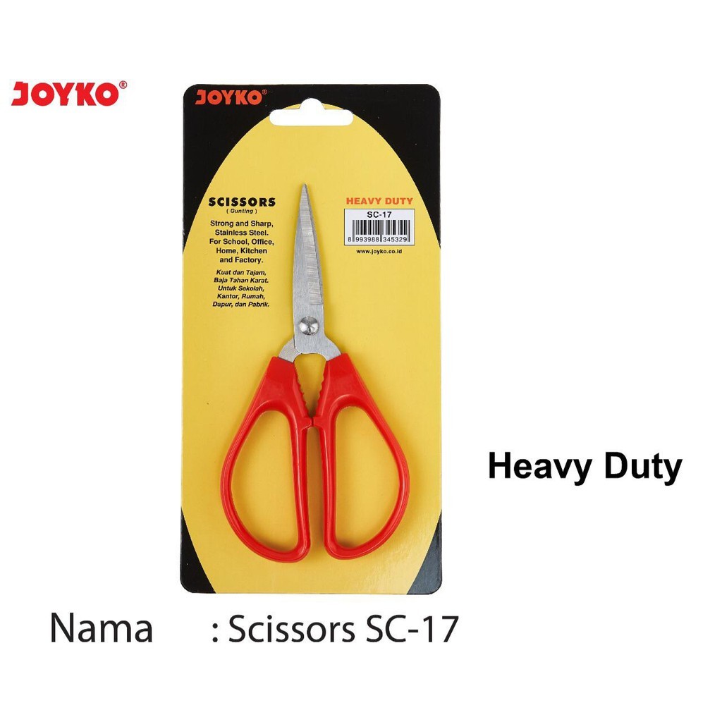 

Gunting Scissors Sc-17 heavy duty joyko