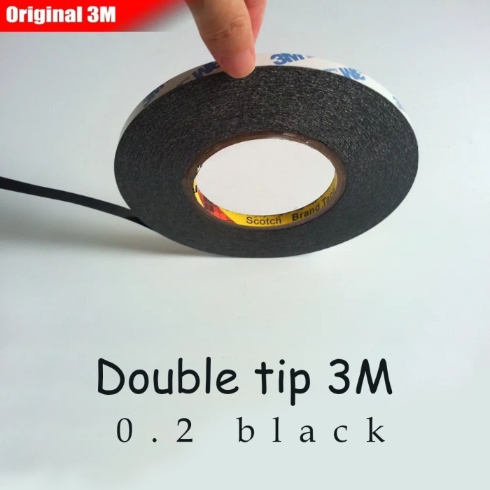 

DOUBLE TIP 3M 0.2 BLACK PEREKAT HITAM