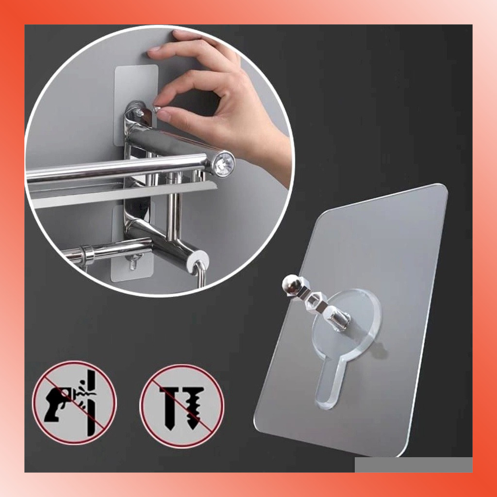 LAMMORO > HK29 Tempelan Dinding BAUT Hook BAUT Gantungan Jam Dinding Kalender Rak 05M9