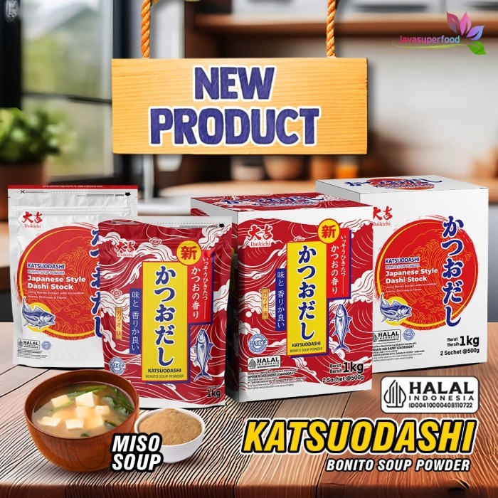 

Daikichi Katsuodashi 1kg Bumbu Dashi Halal